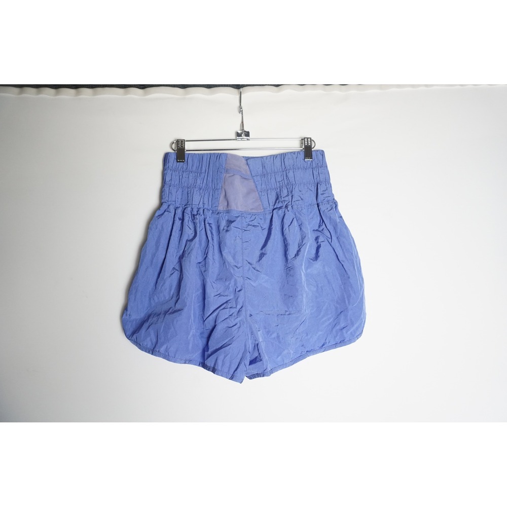 FP Movement The Way Home Shorts Blue High Waisted Smocked Running Shorts XL